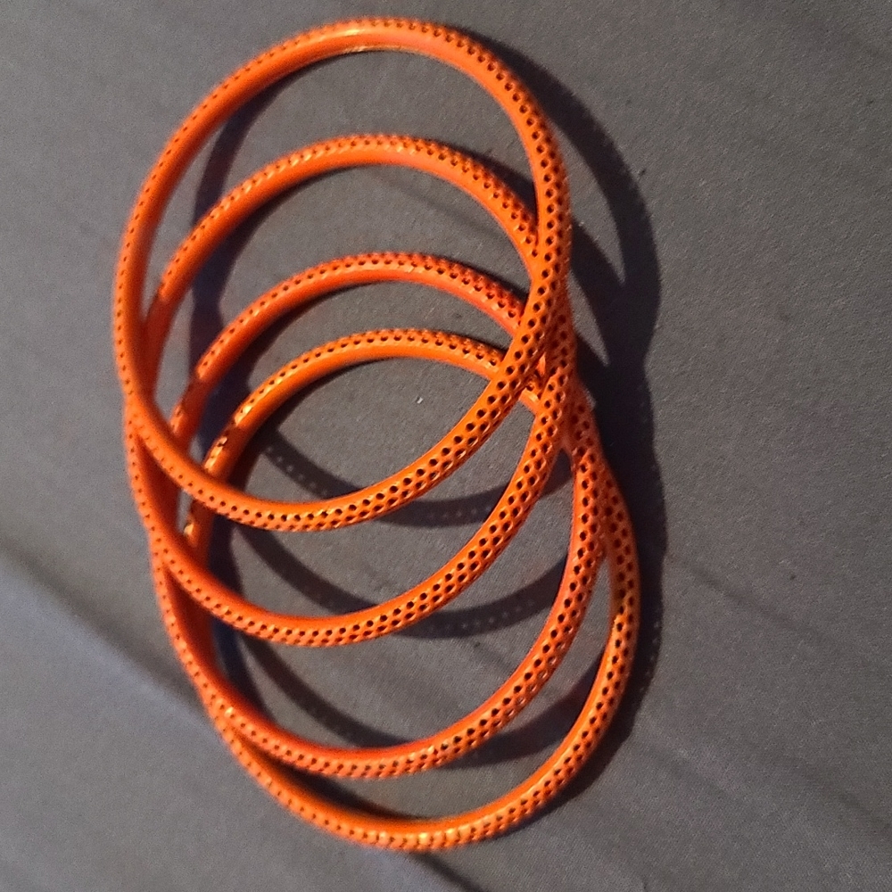 Neon Orange Bracelets